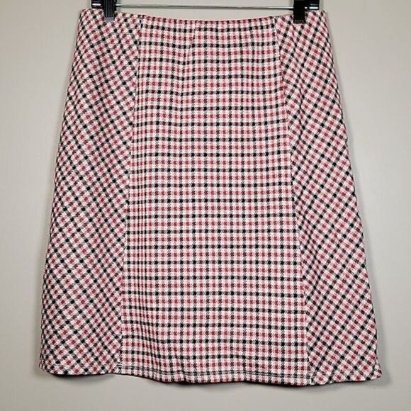 J. Jill Plaid A-line Midi Skirt Sz S - Picture 3 of 7
